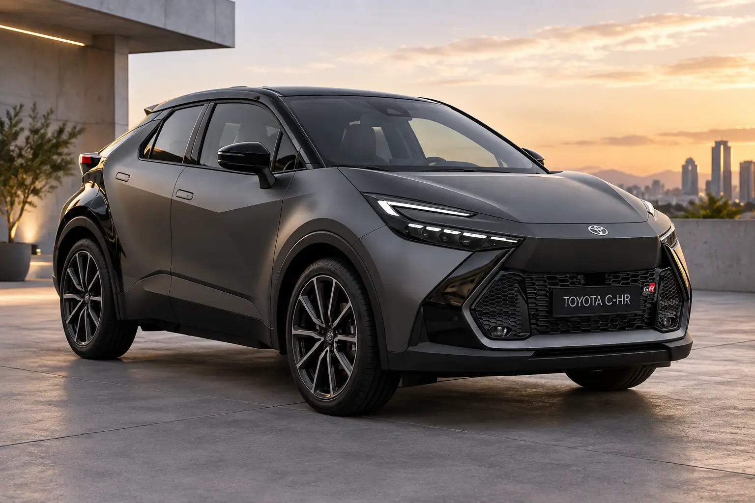 Toyota C-HR GR Sport 2027: restyling estetico, Onyx Grey opaco e head-up display di serie